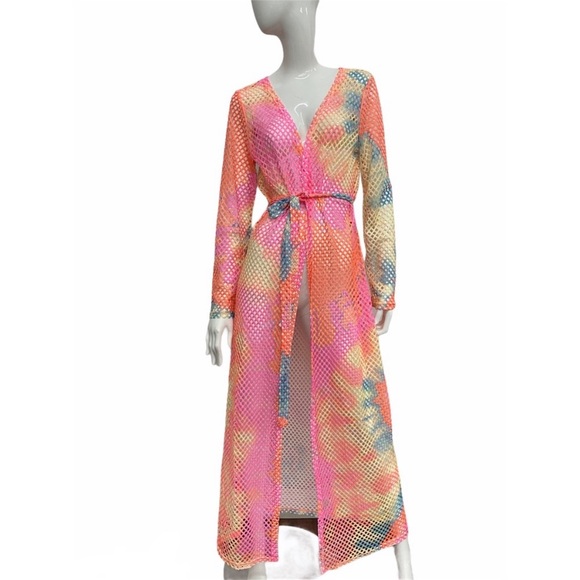 HOT & DELICIOUS | NWT Tie Dye Swim Duster - Picture 6 of 9